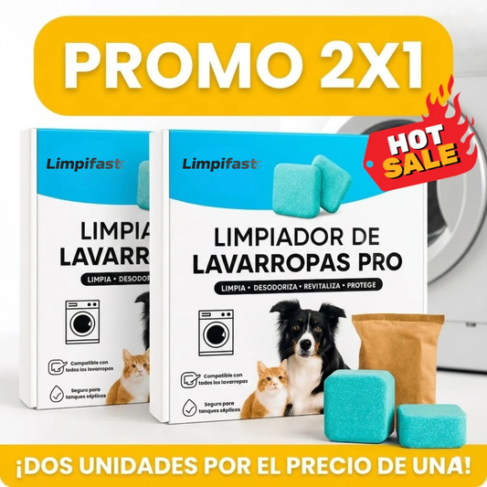 2x1 Pastillas para lavarropas Limpifast (24u)