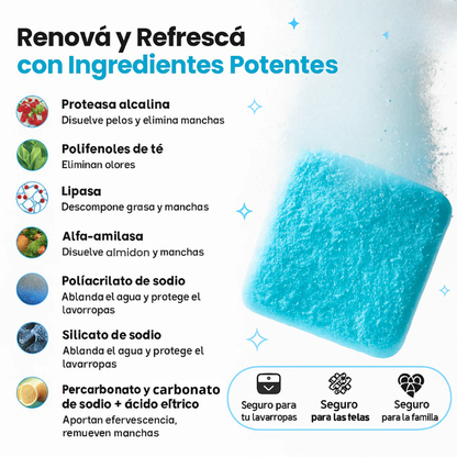 2x1 Pastillas para lavarropas Limpifast (24u)